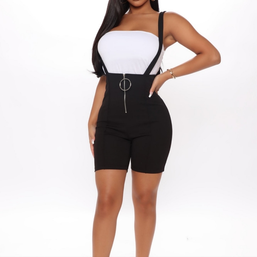Black Junper Shorts Fashion Nova
